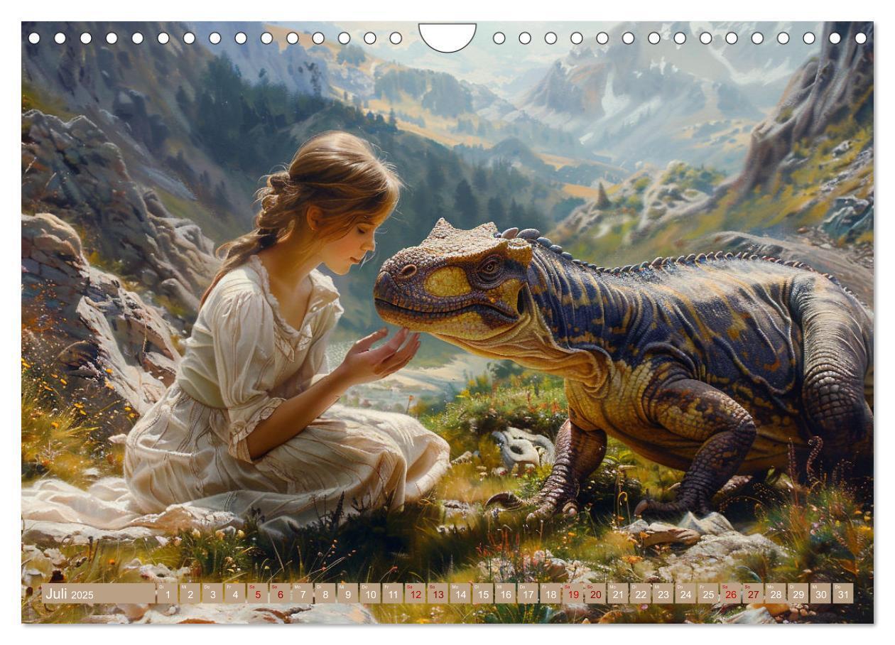 Bild: 9783383802515 | Meine Freunde sind Dinosaurier (Wandkalender 2025 DIN A4 quer),...