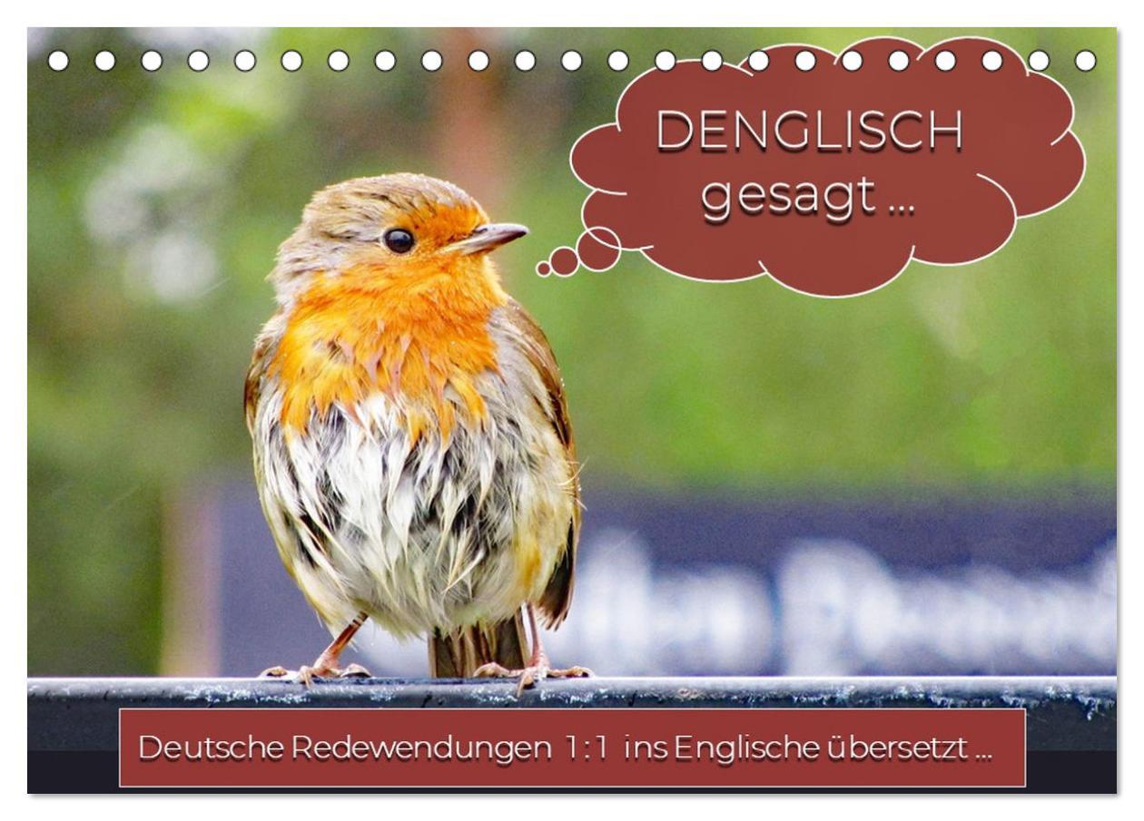 Cover: 9783383971969 | DENGLISCH gesagt ... (Tischkalender 2025 DIN A5 quer), CALVENDO...