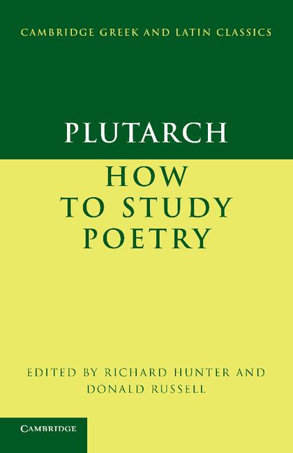 Cover: 9780521173605 | Plutarch | How to Study Poetry (de Audiendis Poetis) | Plutarch | Buch