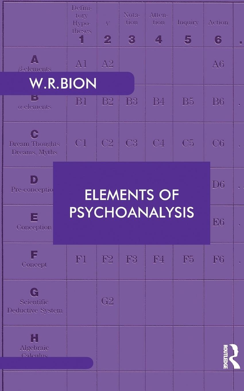 Cover: 9780946439065 | Elements of Psychoanalysis | Wilfred R. Bion | Taschenbuch | Paperback