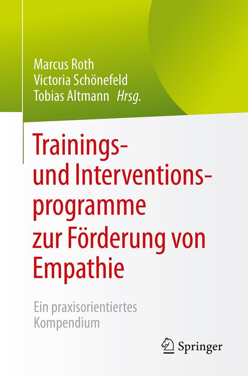 Cover: 9783662481981 | Trainings- und Interventionsprogramme zur Förderung von Empathie | xv