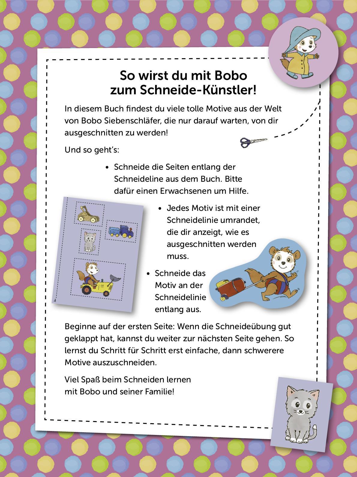 Bild: 9783987641435 | Bobo Siebenschläfer Mein erstes Ausschneidebuch | Pen2nature | Buch