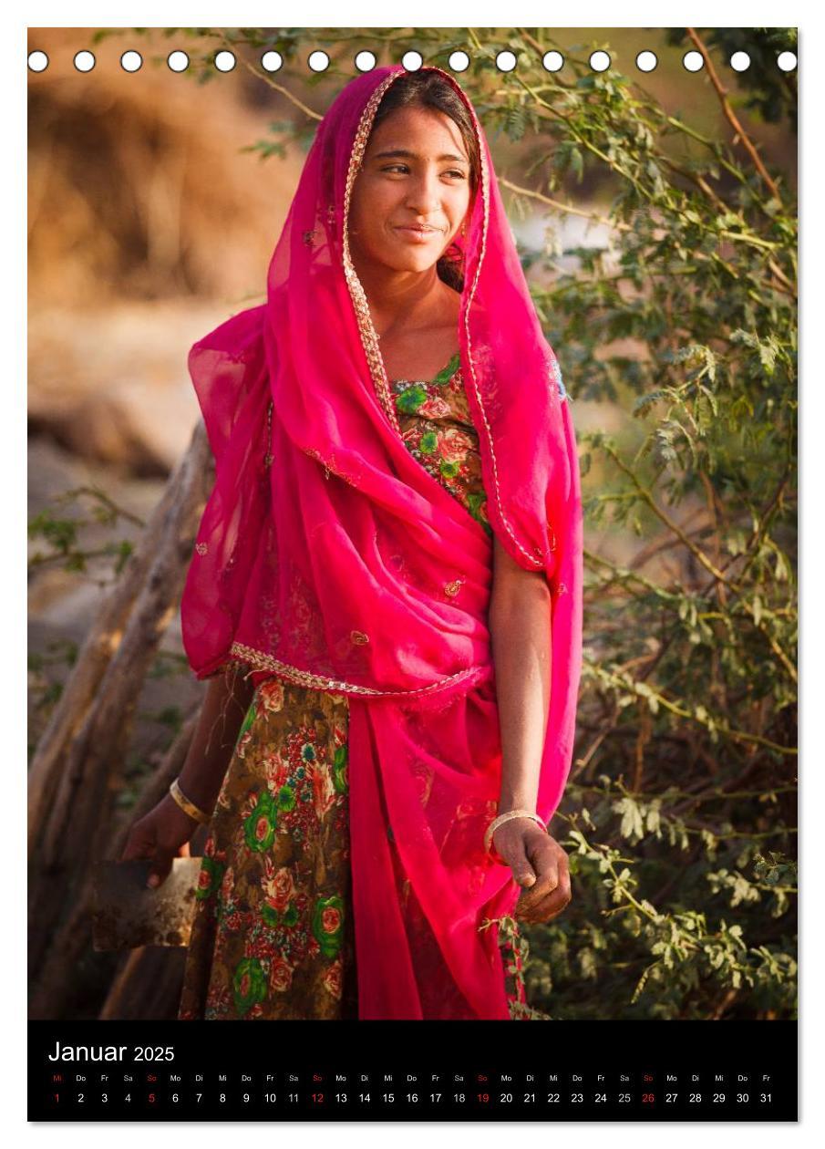 Bild: 9783457084397 | Portraits aus Indien (Tischkalender 2025 DIN A5 hoch), CALVENDO...