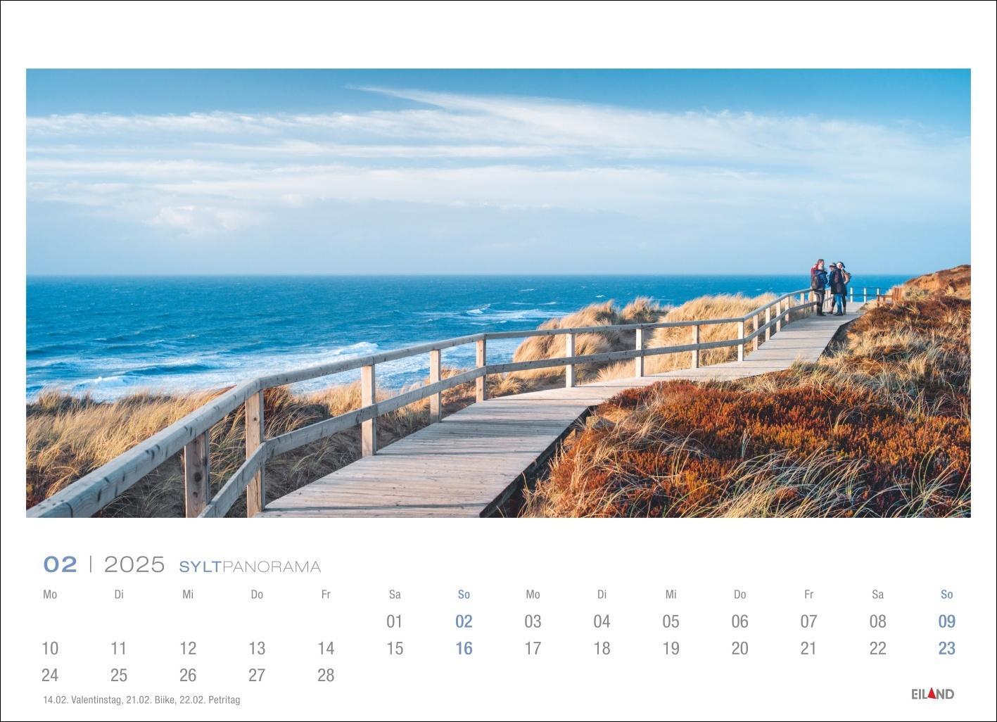 Bild: 9783964023384 | Sylt Panorama Postkartenkalender 2025 - Hans Jessel | Kalender | 13 S.