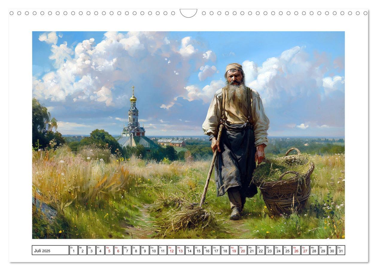 Bild: 9783457141304 | Reise mit der ostslawischen Seele (Wandkalender 2025 DIN A3 quer),...