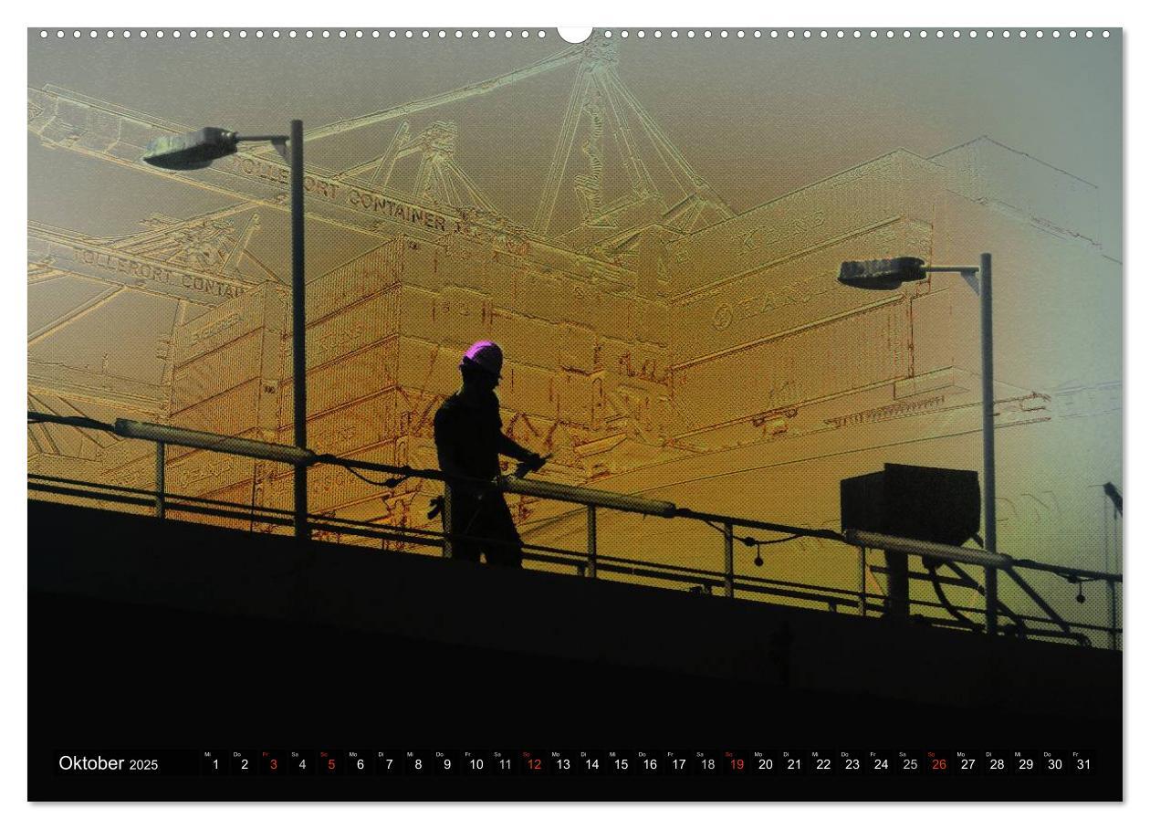 Bild: 9783435693955 | Photo-Art / Hamburg Hafen (hochwertiger Premium Wandkalender 2025...