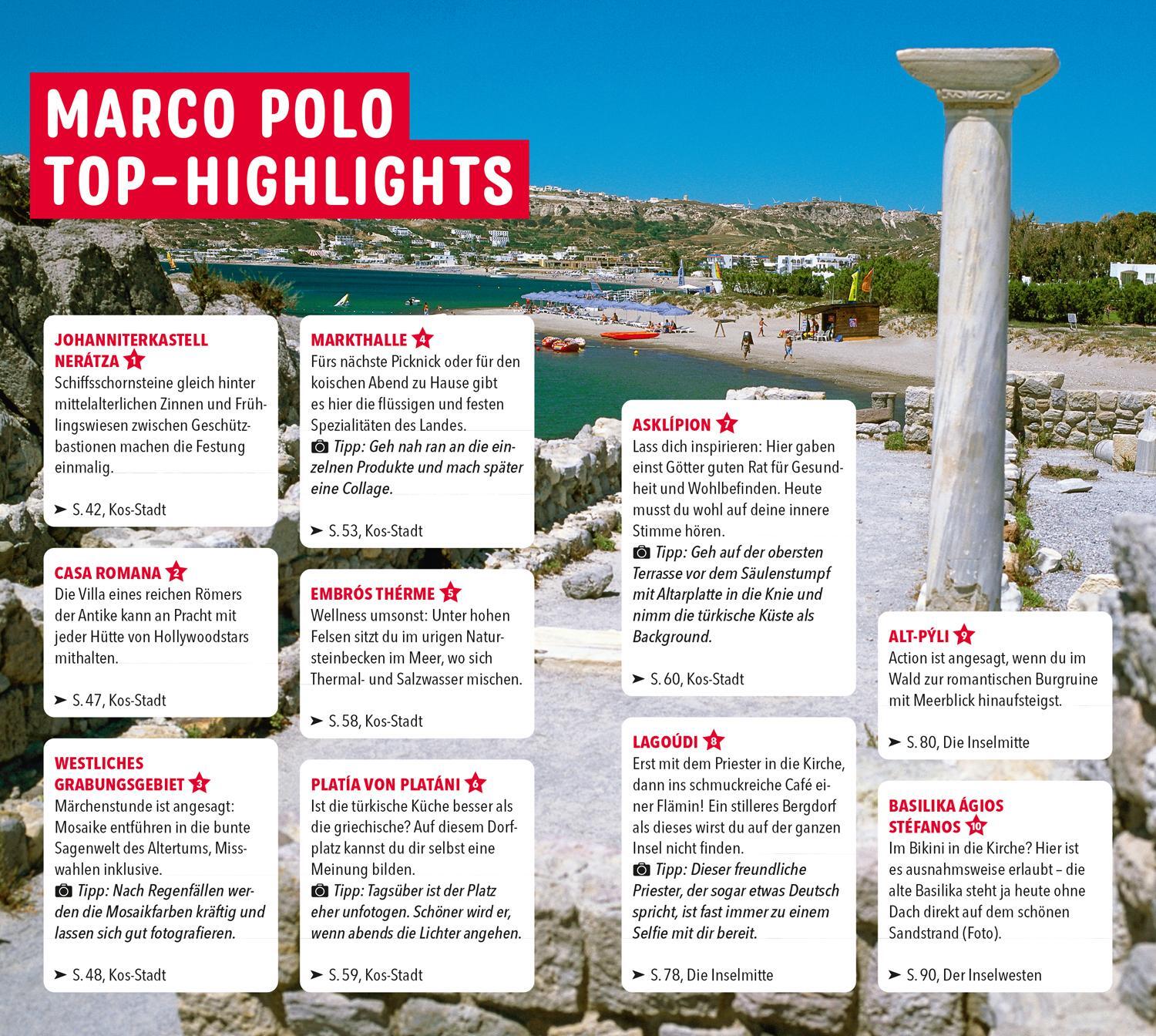 Bild: 9783829730419 | MARCO POLO Reiseführer Kos | Klaus Bötig | Taschenbuch | 124 S. | 2023