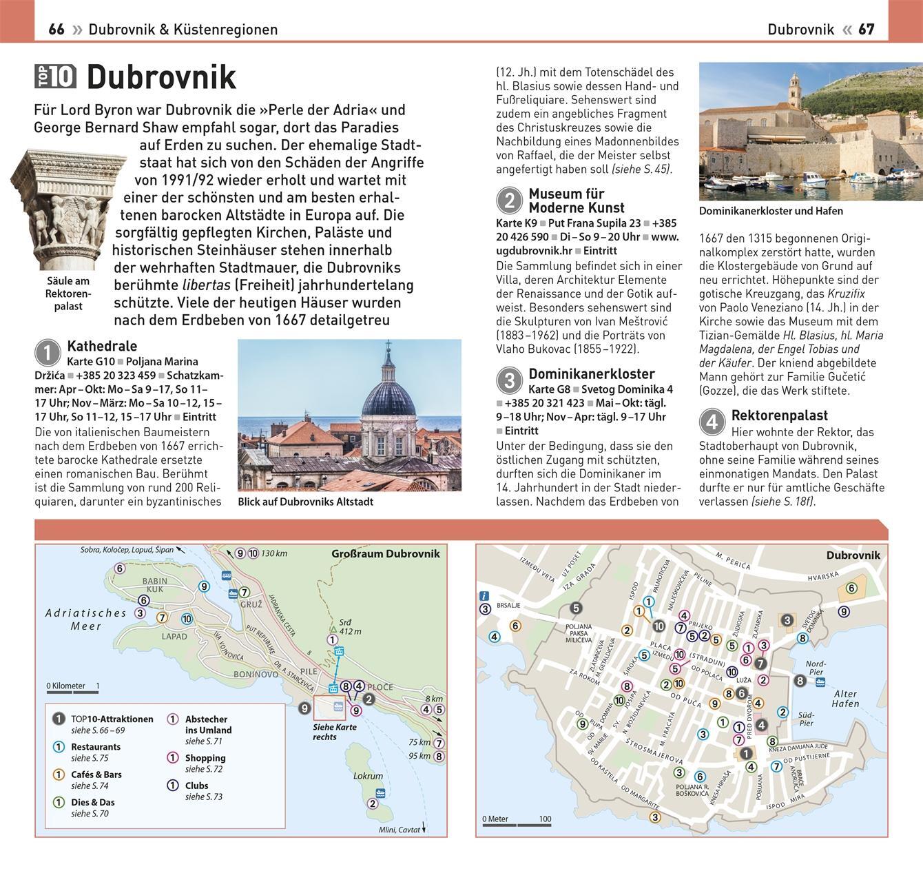 Bild: 9783734207259 | TOP10 Reiseführer Dubrovnik &amp; Dalmatinische Küste | Taschenbuch | 2023