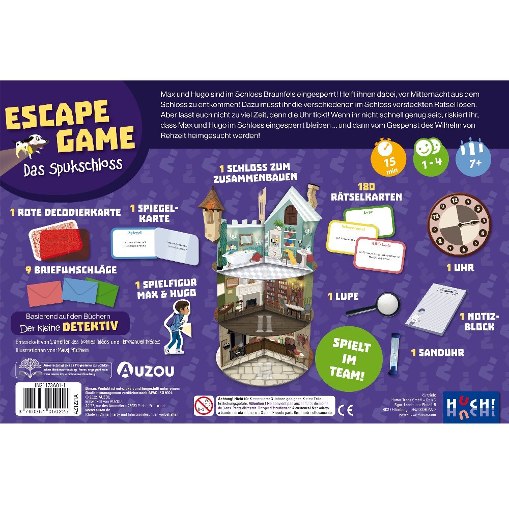 Bild: 3760354050225 | Escape Game - Das Spukschloss (Spiel) | idées (u. a.) | Spiel | 405022