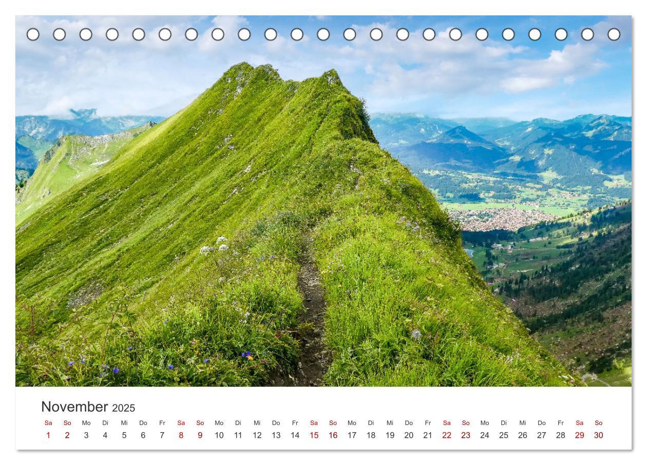 Bild: 9783435017089 | Oberstdorf - Bergparadies in den Alpen (Tischkalender 2025 DIN A5...