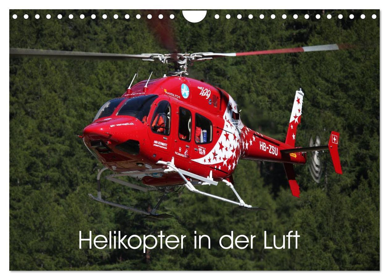 Cover: 9783435635399 | Helikopter in der Luft (Wandkalender 2025 DIN A4 quer), CALVENDO...