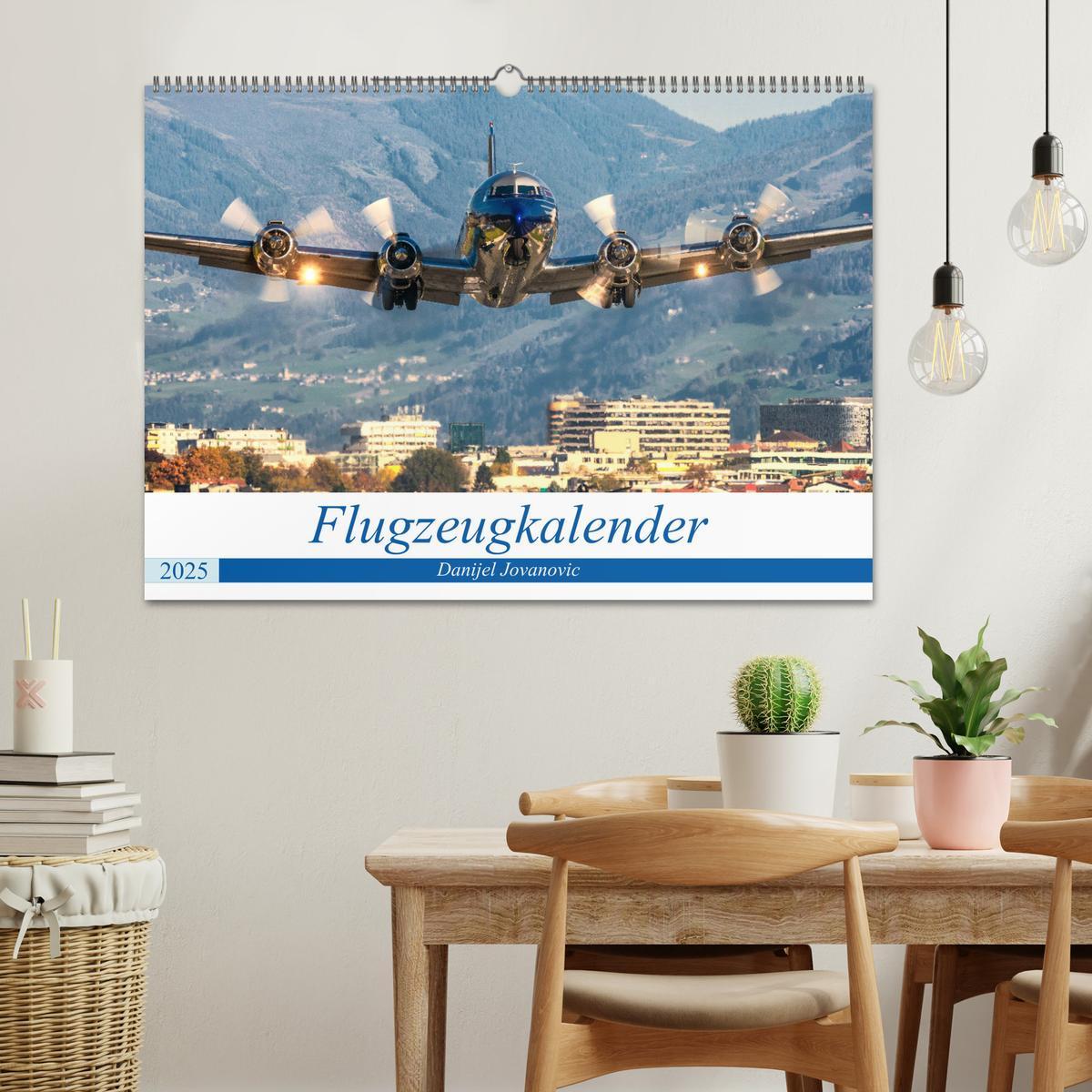 Bild: 9783435185474 | Flugzeugkalender (Wandkalender 2025 DIN A2 quer), CALVENDO...