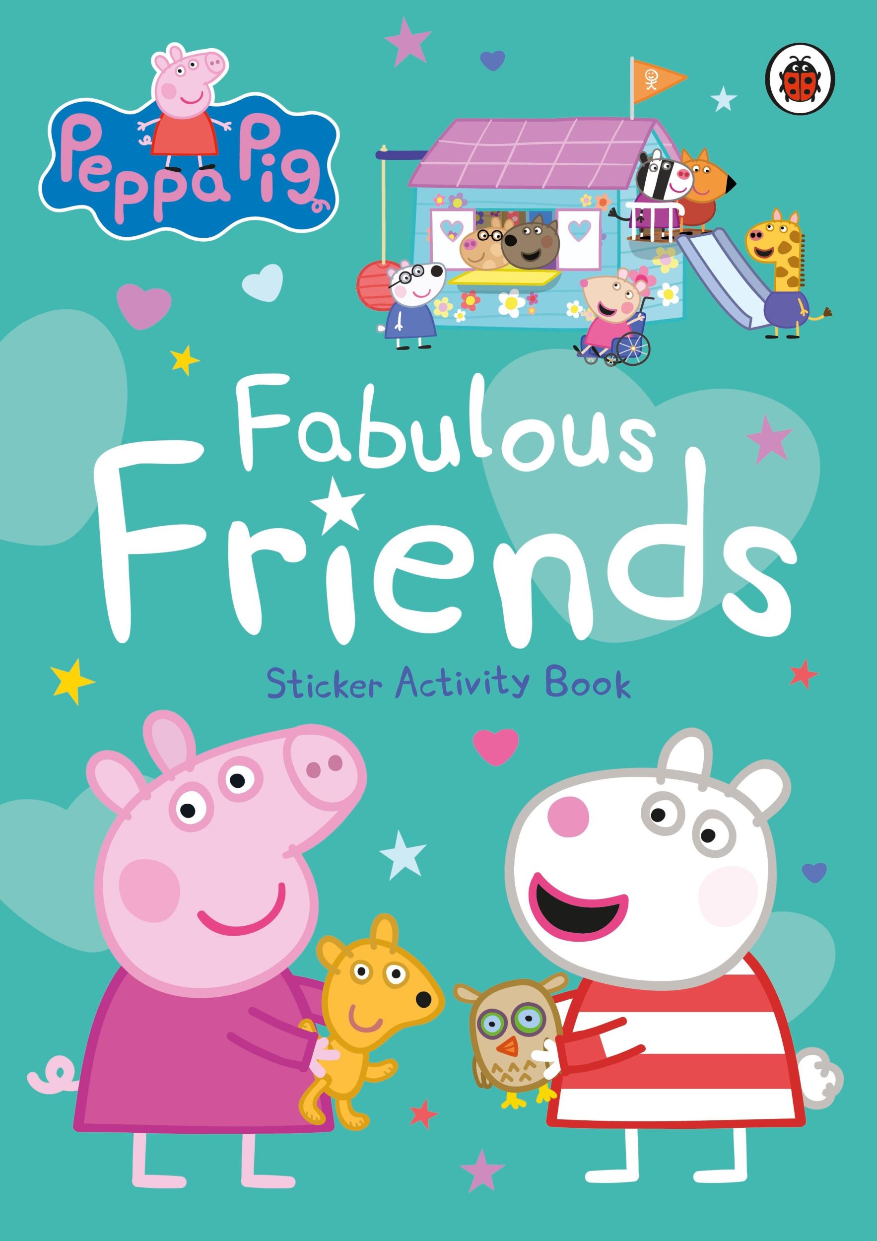 Cover: 9780241721902 | Peppa Pig: Fabulous Friends | Sticker Activity Book | Pig Peppa | 2025