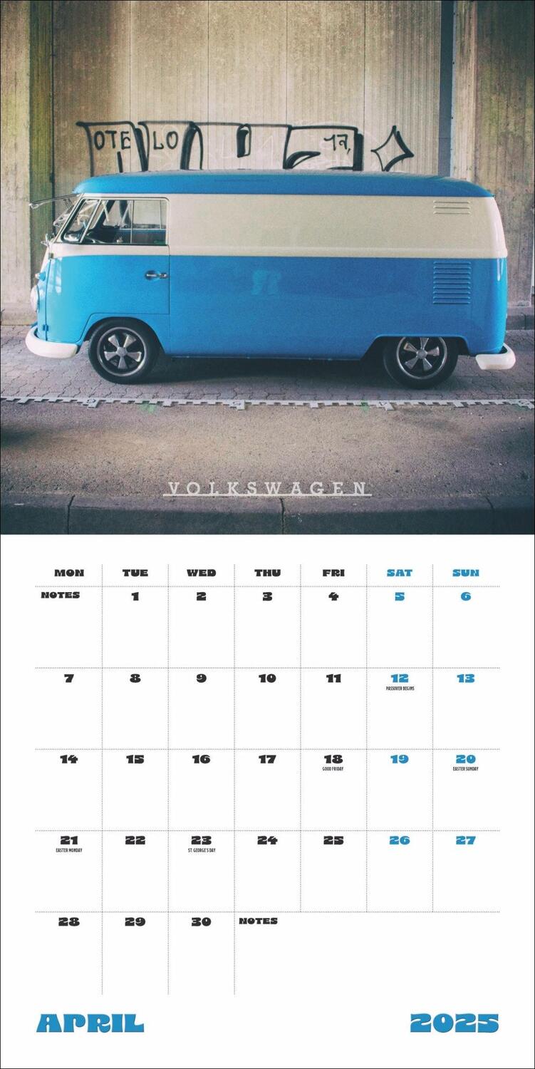 Bild: 9783840196799 | Camper Vans Broschurkalender 2025 | Kalender | Danilo | 28 S. | 2025