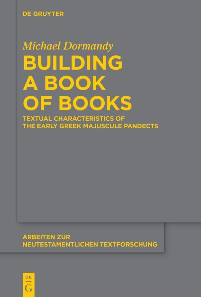 Cover: 9783110994575 | Building a Book of Books | Michael Dormandy | Buch | X | Englisch