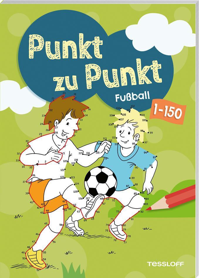 Cover: 9783788646547 | Punkt zu Punkt. Fußball. 1 bis 150 | Punkte verbinden von 1 bis 150