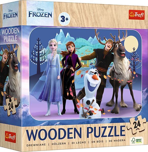 Cover: 5900511202649 | Holz Puzzle Junior 24 - Disney Frozen | Spiel | In Kartonage | 20264