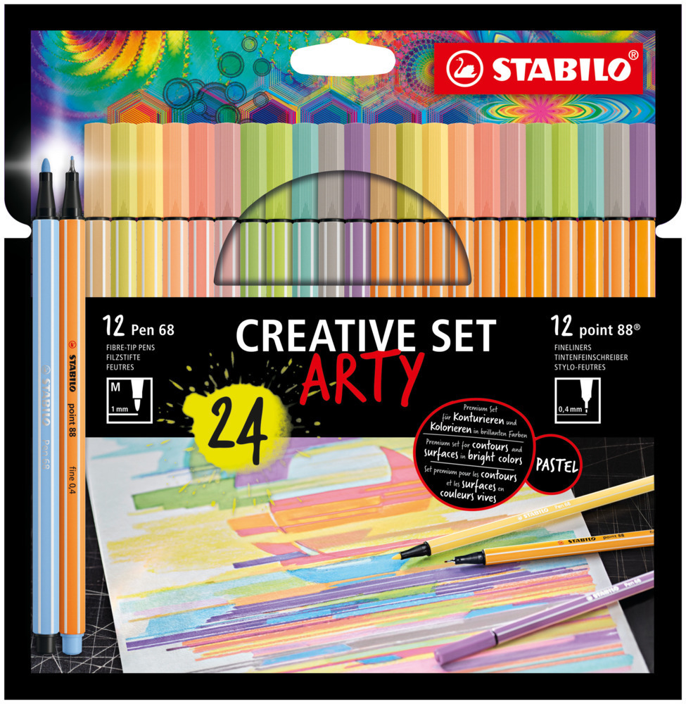 Cover: 4006381582339 | STABILO point 88/Pen 68 ARTY 24er Kartonetui | Stück | In Karton