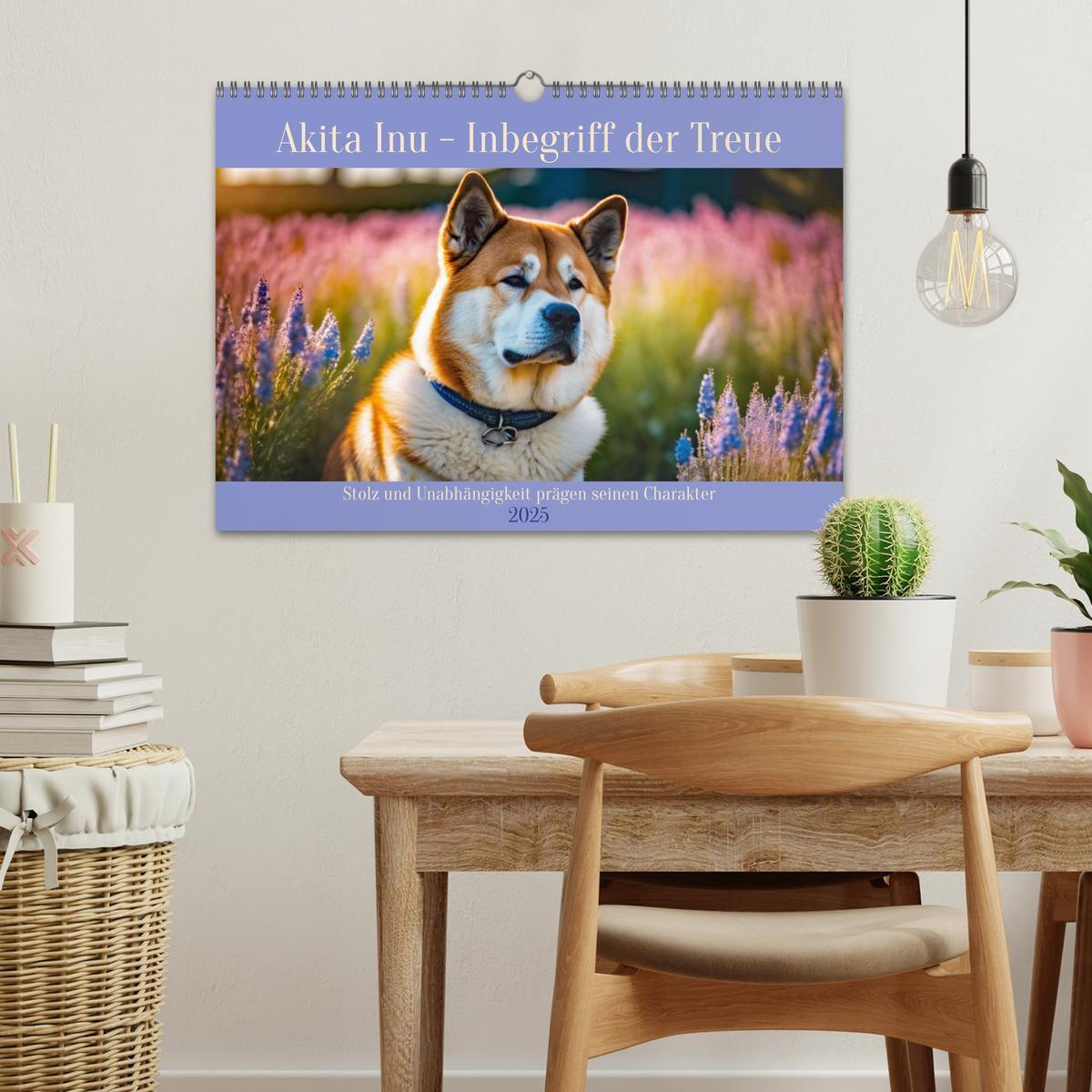 Bild: 9783457071663 | Akita Inu - Inbegriff der Treue (Wandkalender 2025 DIN A3 quer),...