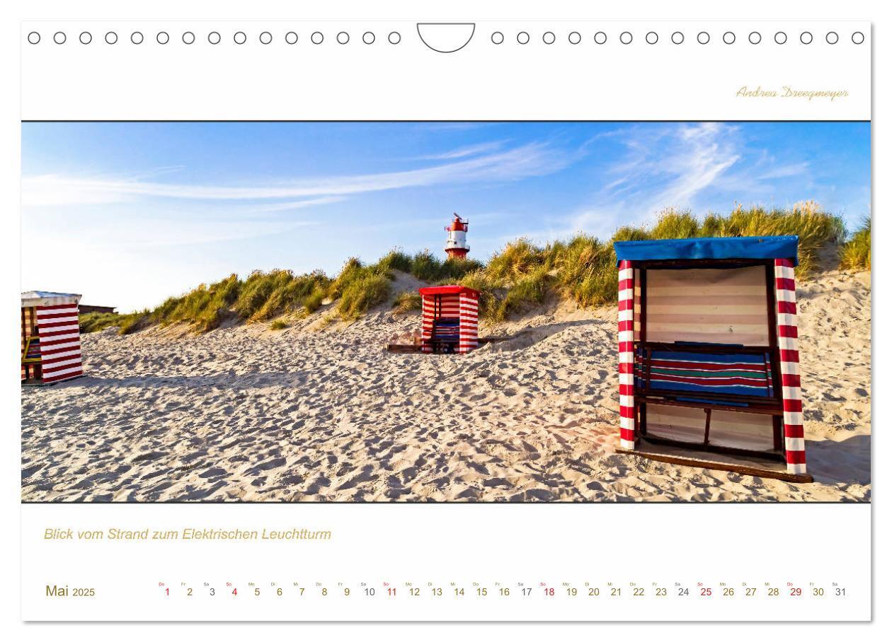 Bild: 9783435259441 | Borkum Inselpanorama (Wandkalender 2025 DIN A4 quer), CALVENDO...