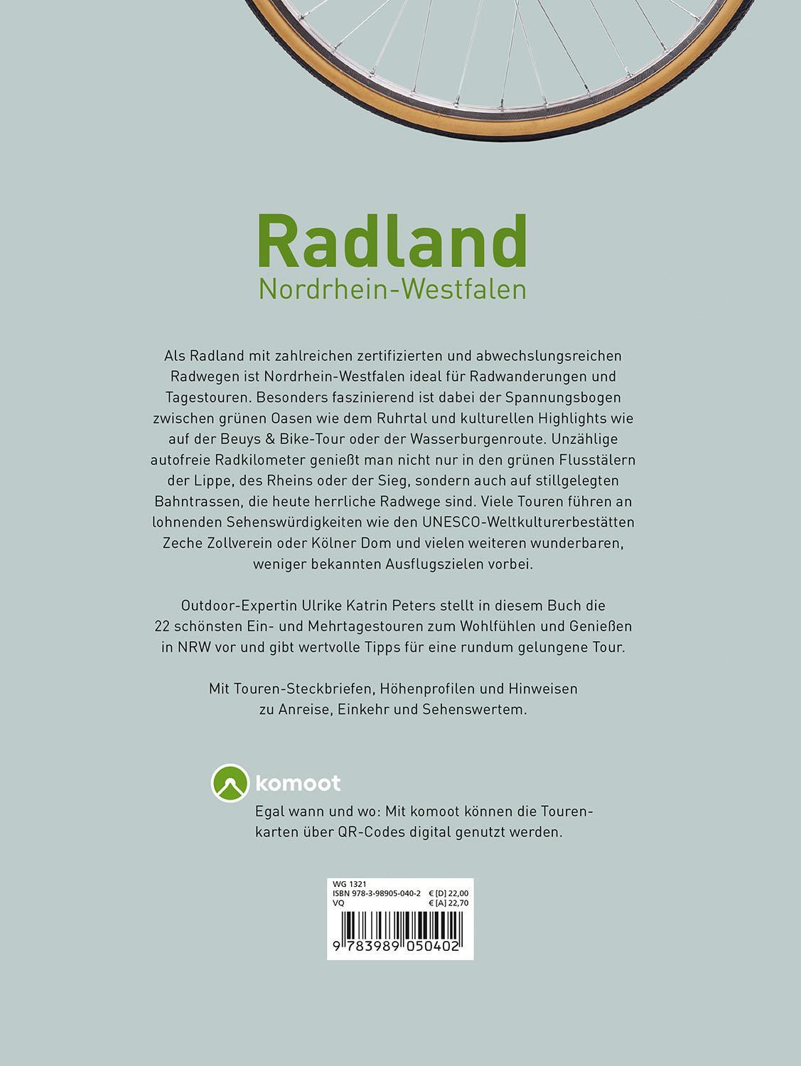 Bild: 9783989050402 | Radland Nordrhein-Westfalen | Die schönsten Touren | Peters | Buch