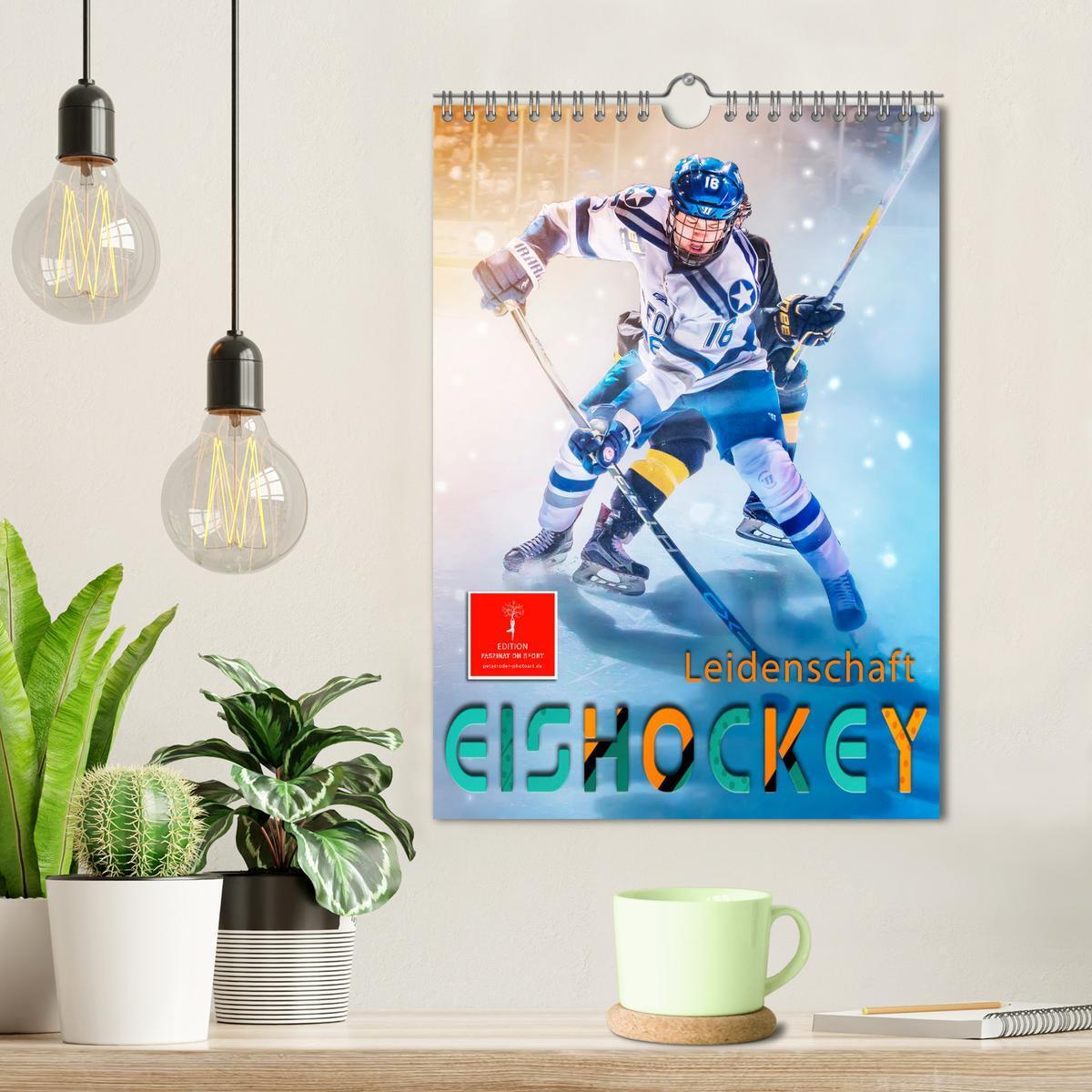 Bild: 9783435911011 | Eishockey Leidenschaft (Wandkalender 2025 DIN A4 hoch), CALVENDO...