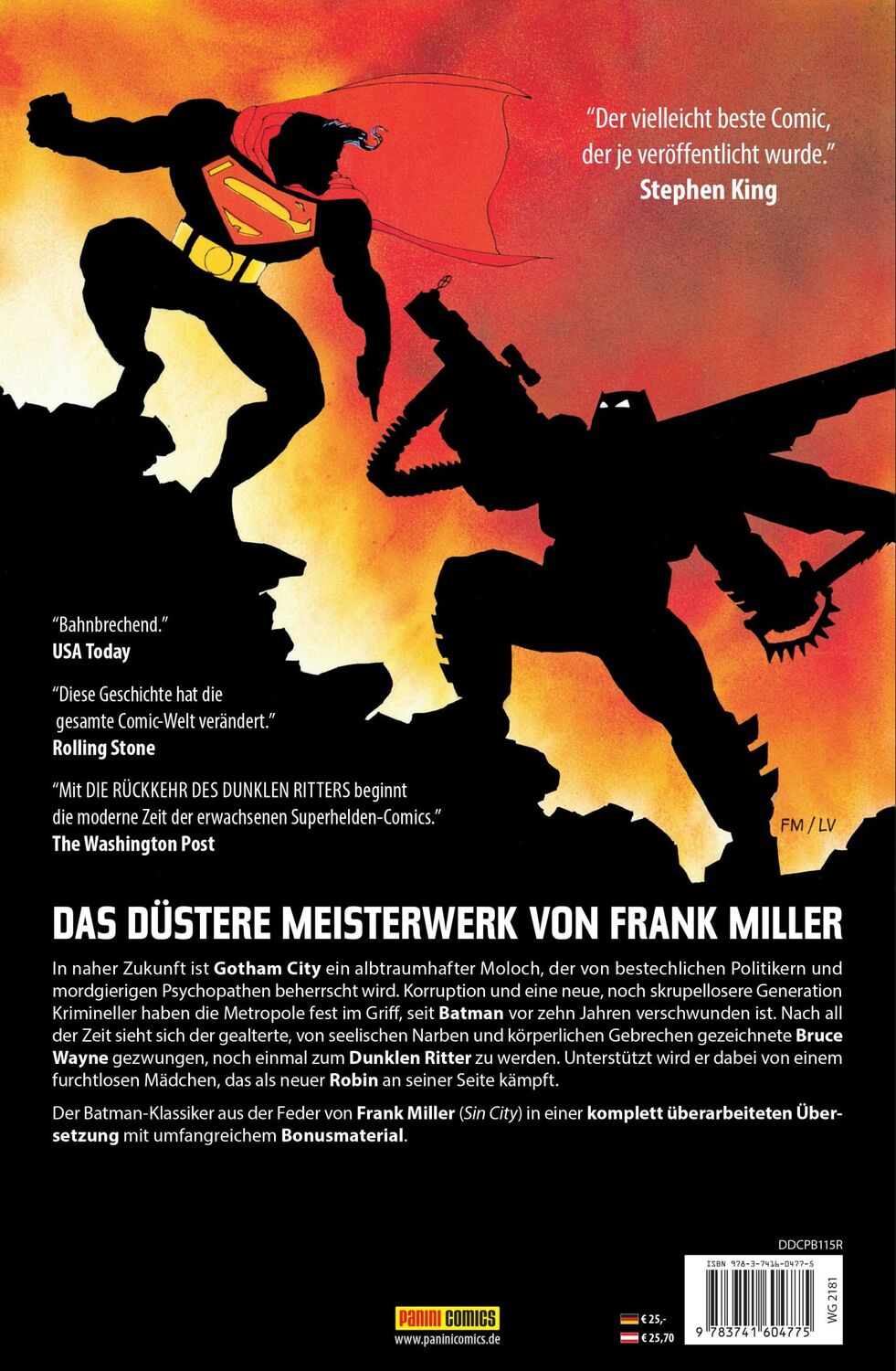 Rückseite: 9783741604775 | Batman: Dark Knight I: Die Rückkehr des Dunklen Ritters...