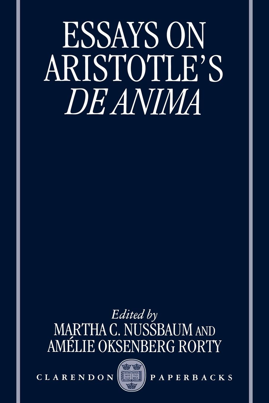 Cover: 9780198236009 | Essays on Aristotle's de Anima | Martha Craven Nussbaum (u. a.) | Buch