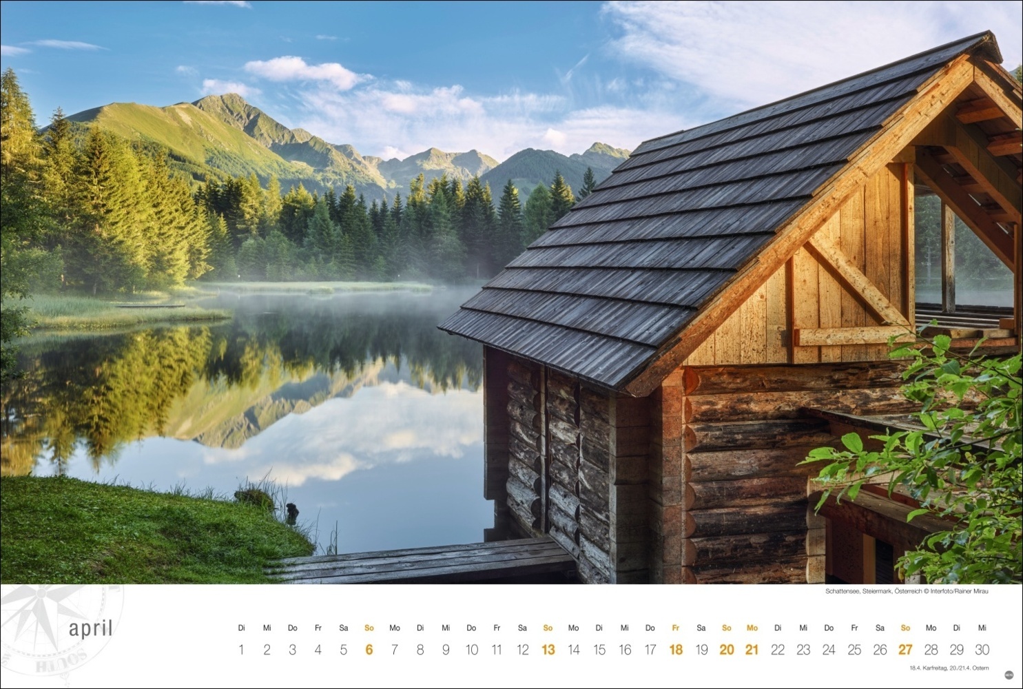 Bild: 9783756404919 | Österreich Globetrotter Kalender 2025 - Von weiter Bergwelt und...