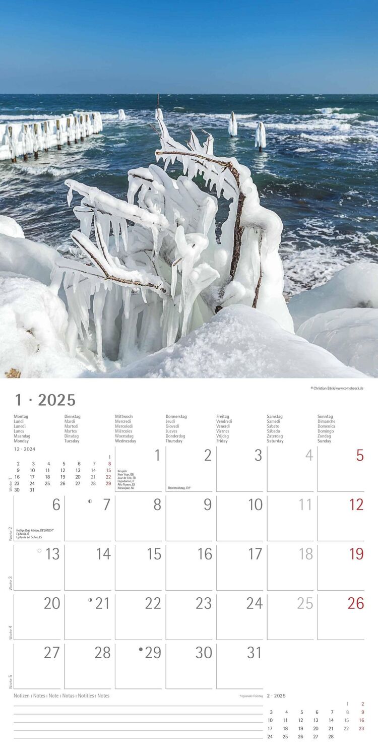 Bild: 4251732340889 | Seeblick 2025 - Broschürenkalender 30x30 cm (30x60 geöffnet) -...