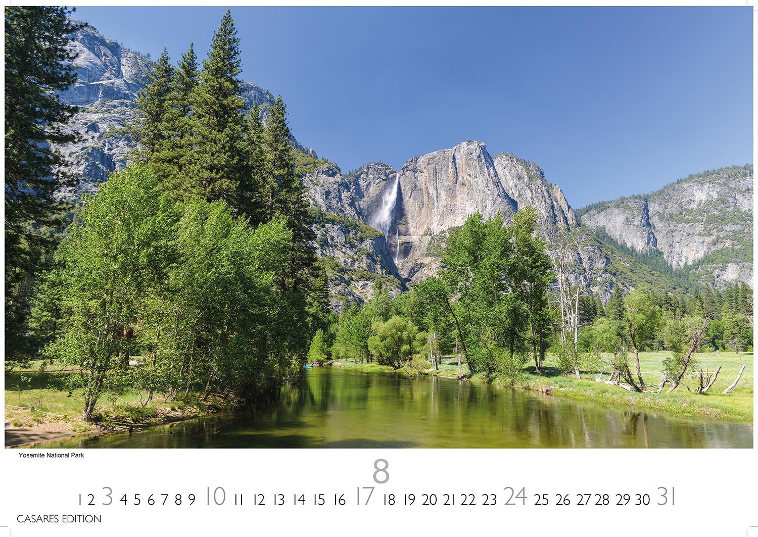 Bild: 9781835242681 | Nationalparks USA 2025 L 35x50cm | Kalender | 14 S. | Deutsch | 2025