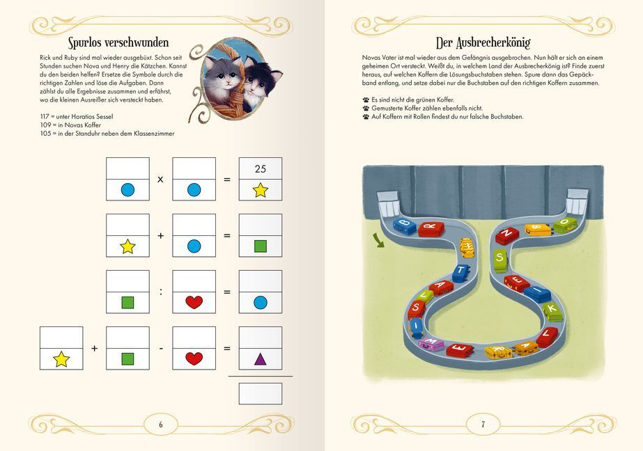 Bild: 9783473489220 | Ravensburger Mitternachtskatzen: Das große Rätselbuch Vielfältige...