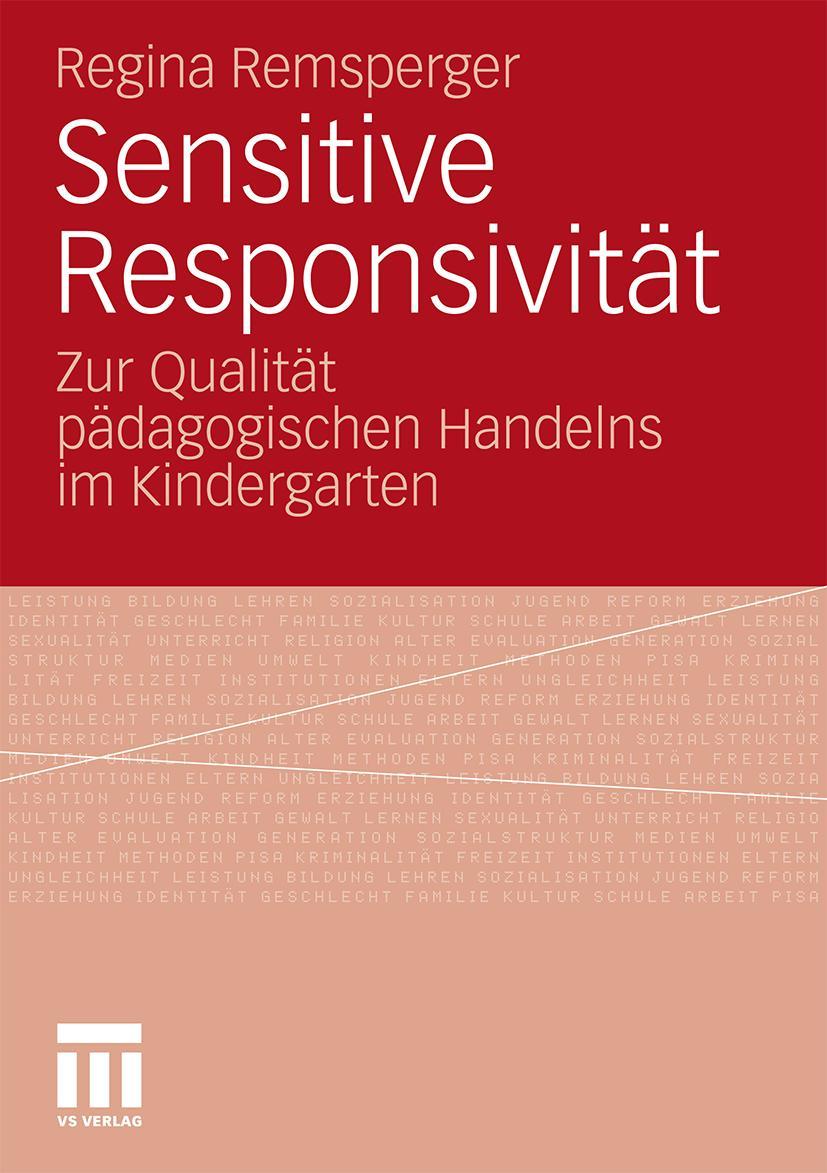 Cover: 9783531178752 | Sensitive Responsivität | Regina Remsperger | Taschenbuch | 320 S.