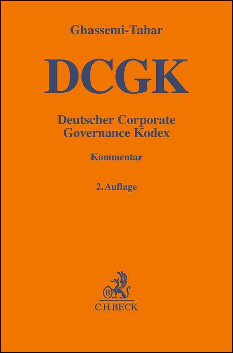 Cover: 9783406796395 | Deutscher Corporate Governance Kodex | Nima Ghassemi-Tabar | Buch