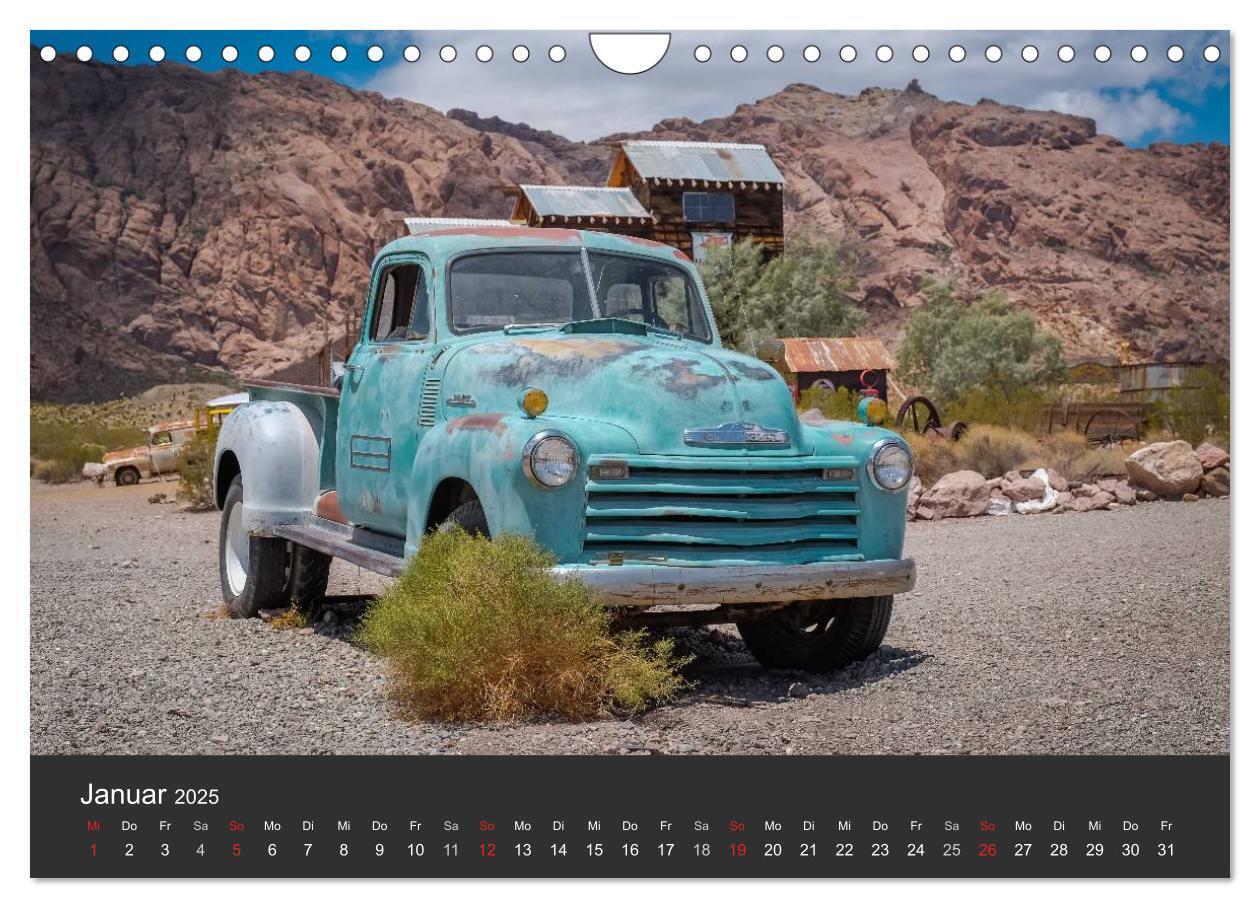 Bild: 9783435576739 | Vergessene Zeitzeugen entlang der Route 66 (Wandkalender 2025 DIN...