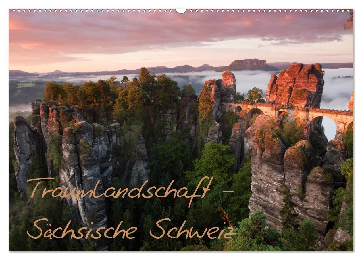 Cover: 9783435810574 | Traumlandschaft - Sächsische Schweiz (Wandkalender 2025 DIN A2...