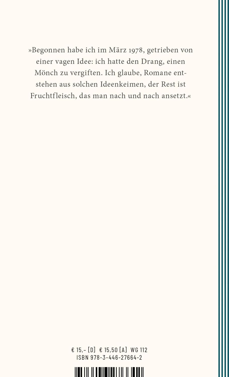 Bild: 9783446276642 | Nachschrift zum ¿Namen der Rose¿ | Umberto Eco | Taschenbuch | 98 S.