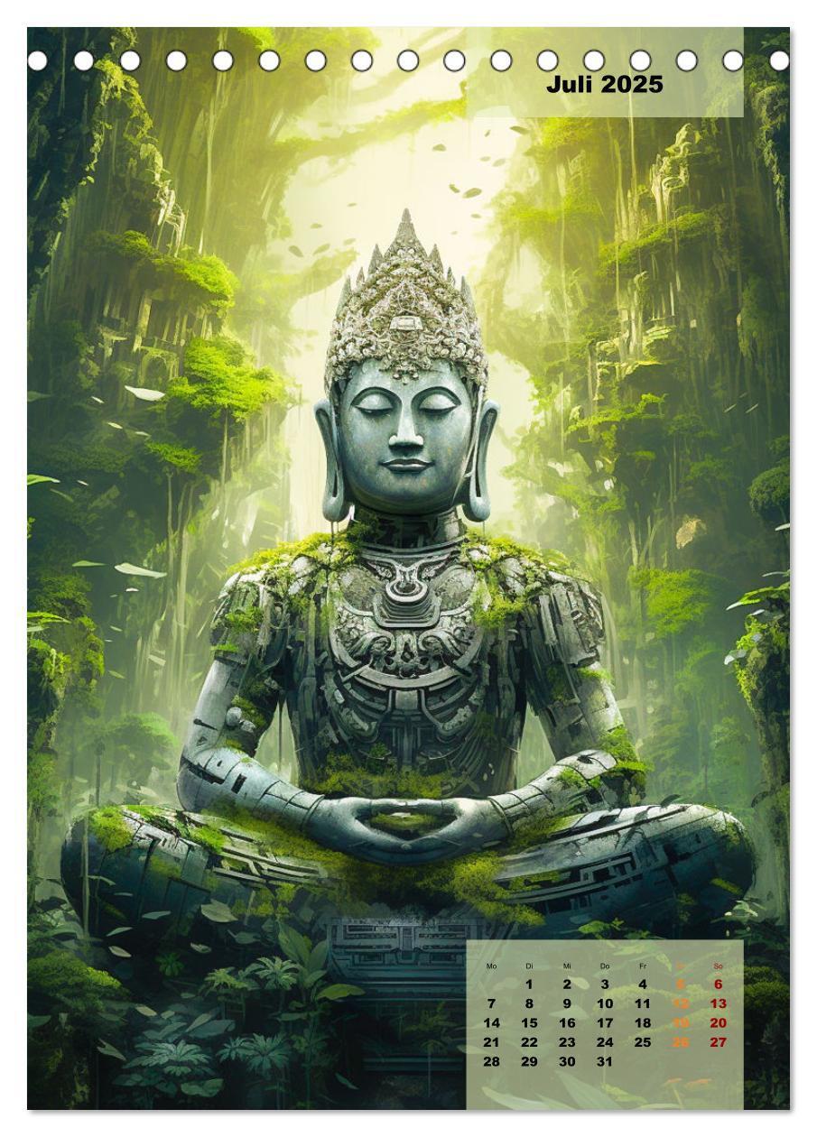 Bild: 9783435858088 | Jade Buddha - Finde die innere Mitte (Tischkalender 2025 DIN A5...