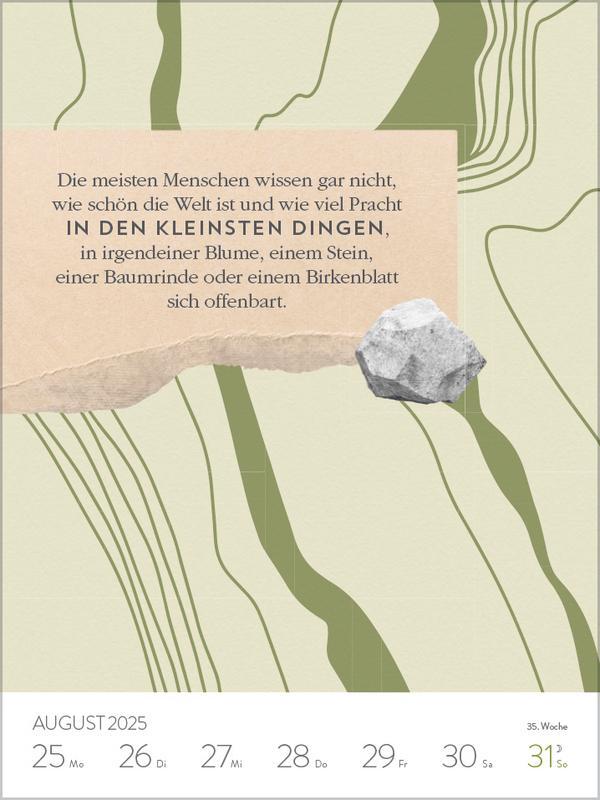 Bild: 9783731879916 | Literaturkalender Rainer Maria Rilke 2025 | Verlag Korsch | Kalender