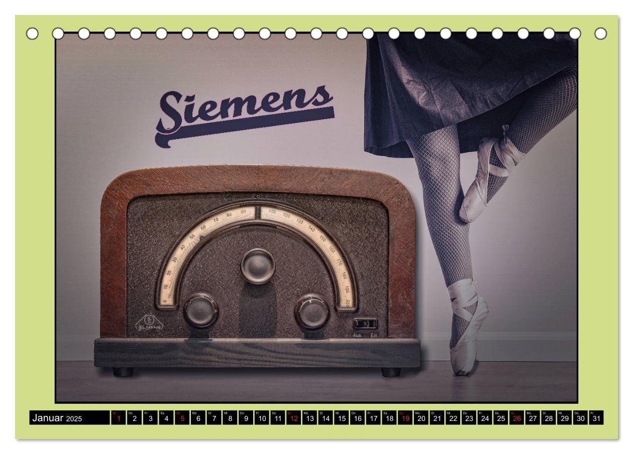 Bild: 9783435276684 | RADIO LEGENDEN (Tischkalender 2025 DIN A5 quer), CALVENDO...