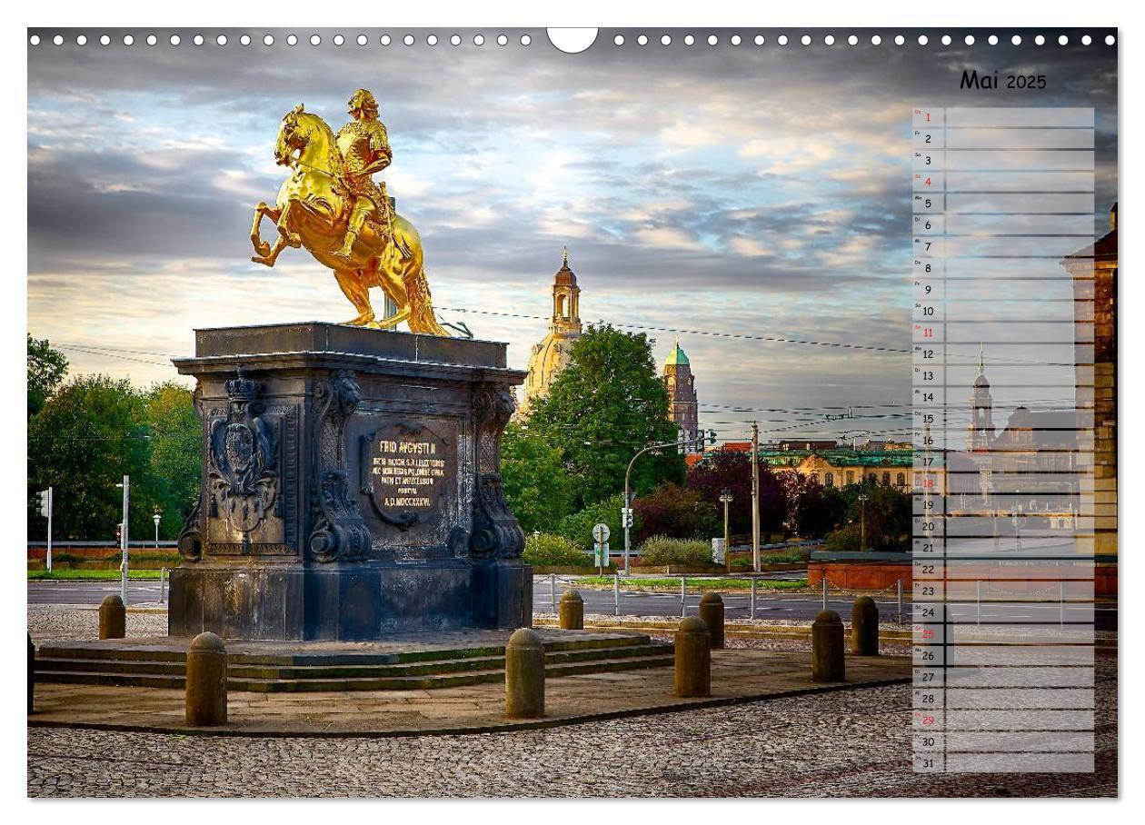 Bild: 9783435744299 | Dresden 2025 / Geburtstagskalender (Wandkalender 2025 DIN A3 quer),...