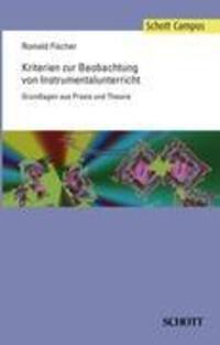 Cover: 9783795707439 | Kriterien zur Beobachtung von Instrumentalunterricht | Romald Fischer