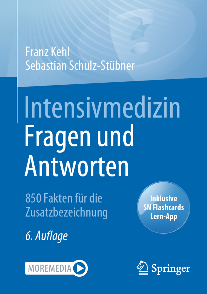 Cover: 9783662645581 | Intensivmedizin Fragen und Antworten, m. 1 Buch, m. 1 E-Book | Bundle