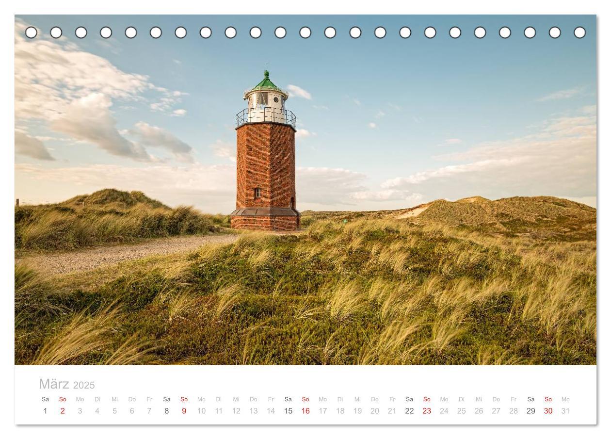 Bild: 9783435590100 | Sehnsucht Sylt (Tischkalender 2025 DIN A5 quer), CALVENDO...