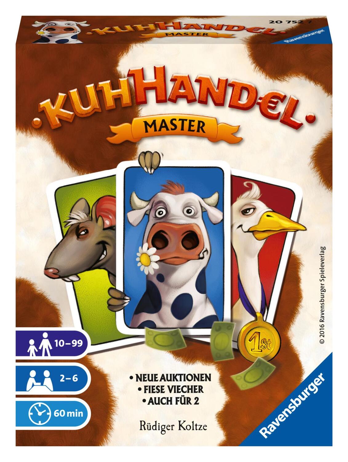 Cover: 4005556207527 | Kuhhandel Master Ravensburger® Kartenspiele | Spiel | Deutsch | 2016