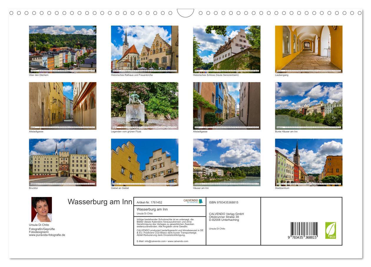 Bild: 9783435368815 | Wasserburg am Inn (Wandkalender 2025 DIN A3 quer), CALVENDO...