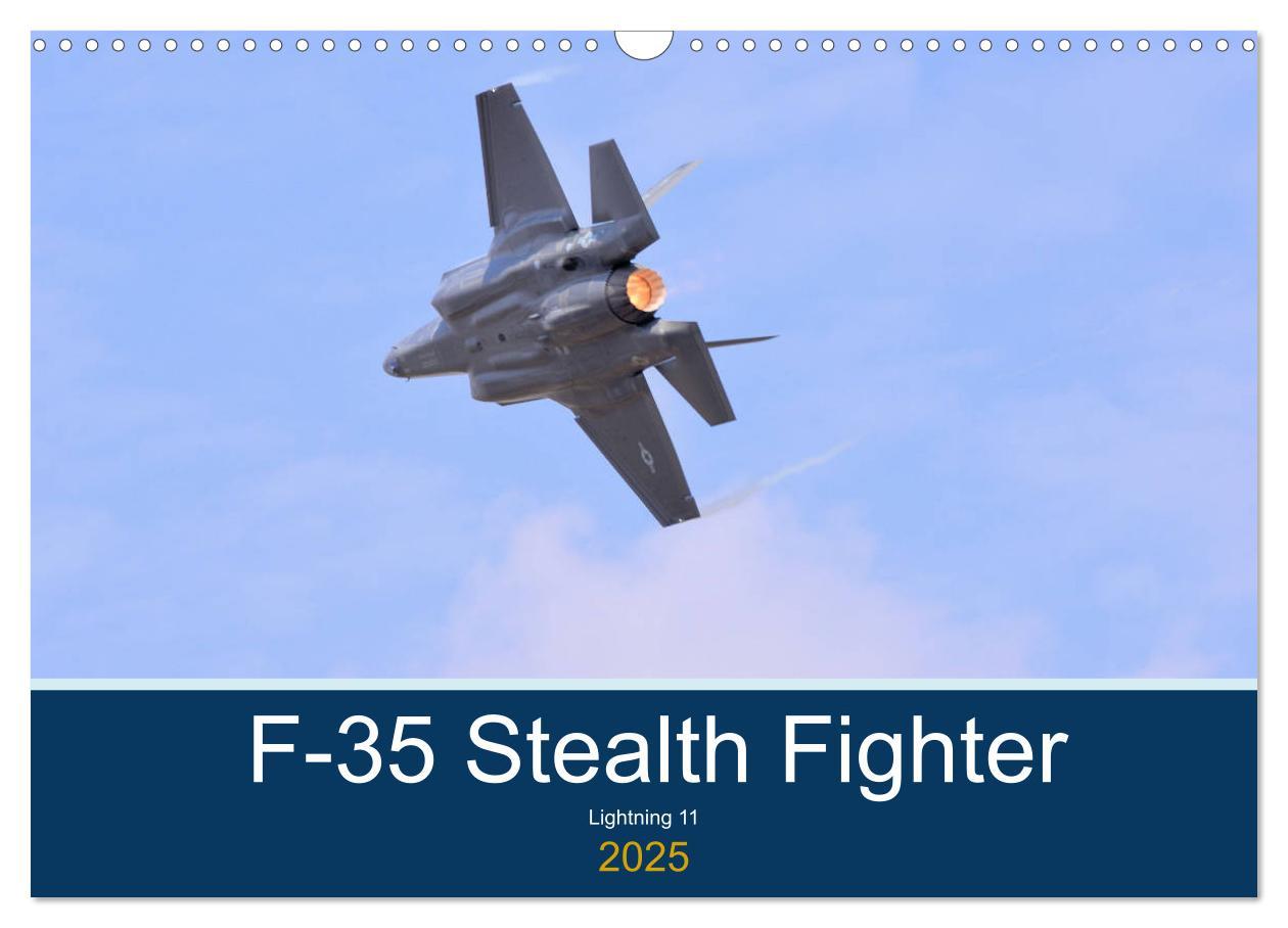 Cover: 9781325951314 | Lockheed Martin F35 Stealth Fighter (Wall Calendar 2025 DIN A3...