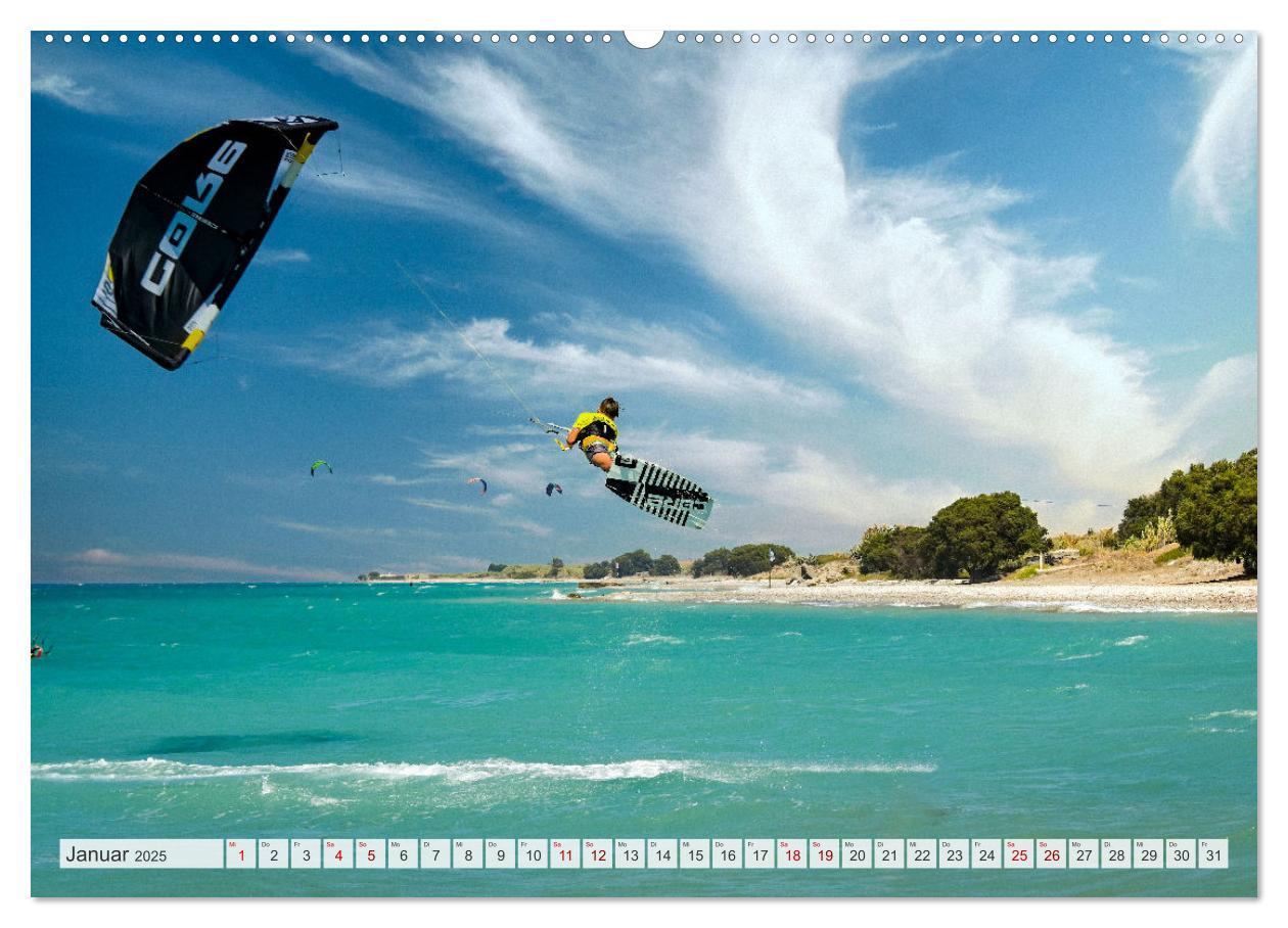 Bild: 9783435082155 | Faszination Kitesurfen (hochwertiger Premium Wandkalender 2025 DIN...