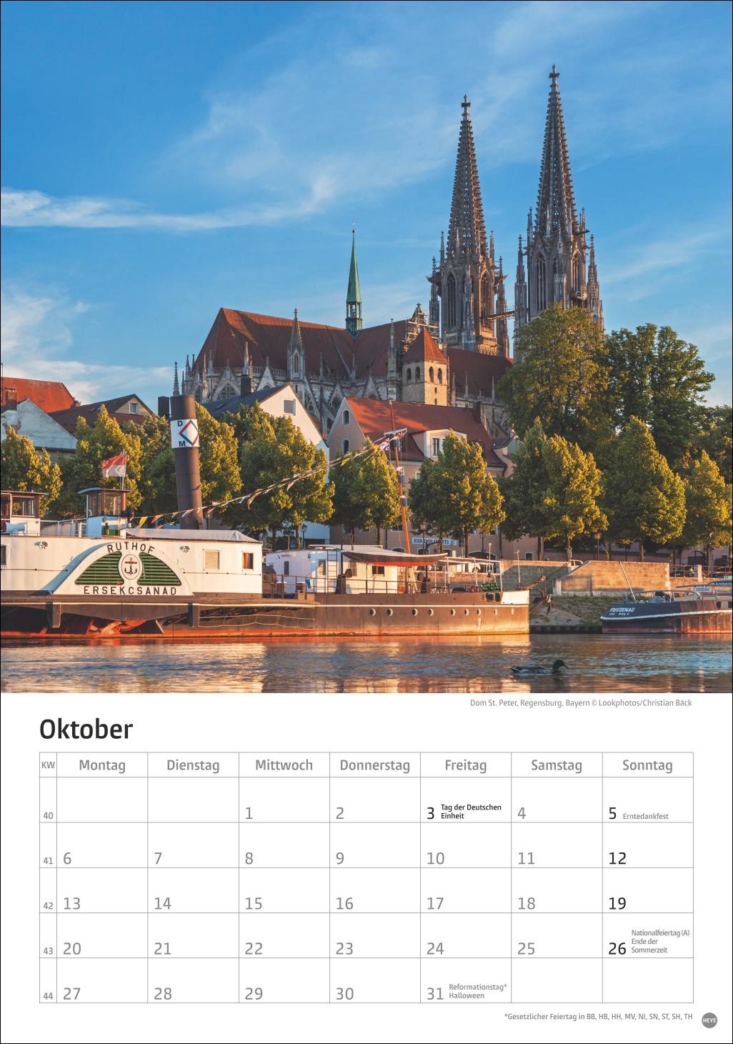 Bild: 9783756405558 | Deutschland Kalender 2025 | Kalender | 13 S. | Deutsch | 2025 | Heye