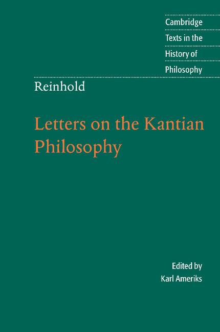 Cover: 9780521537230 | Letters on the Kantian Philosophy | Karl Ameriks | Taschenbuch | 2013